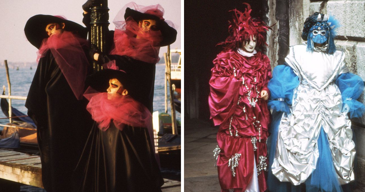 43 foto a colori del Carnevale di Venezia del 1986 che ti fanno desiderare di essere lì in questo momento