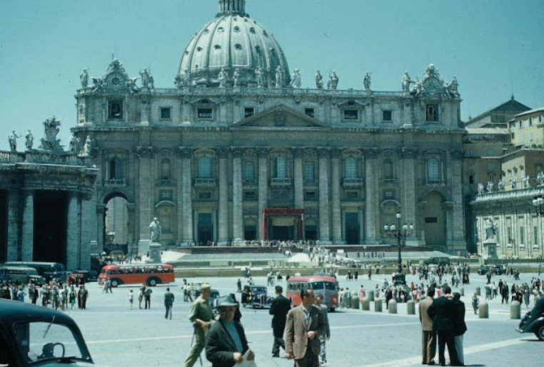 Londra, Parigi e Roma nel 1950 attraverso splendide foto a colori