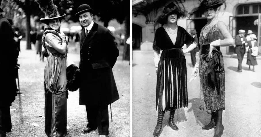 La mode française à travers les vieilles photographies de street style, 1910-1920