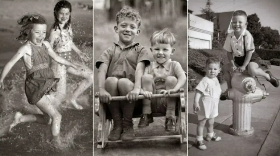 30 photos vintage montrent ce que les enfants faisaient pour s'amuser dans les années 1950 ‎