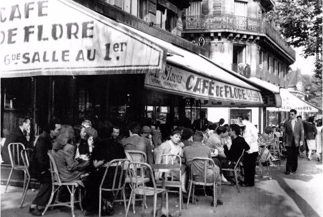 25 Photos Vintage Fascinantes du Café de Flore, l'un des plus anciens cafés à Paris