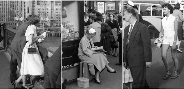 50 Fascinating Black and White Photographs Capture Street Scenes of London in the Summer of 1954 _ Oldeng