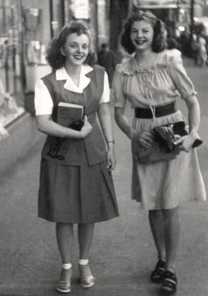 Step back in time and feel the pulse of the 1940s street fashion through these defining vintage snapshots _ Nostalgic US