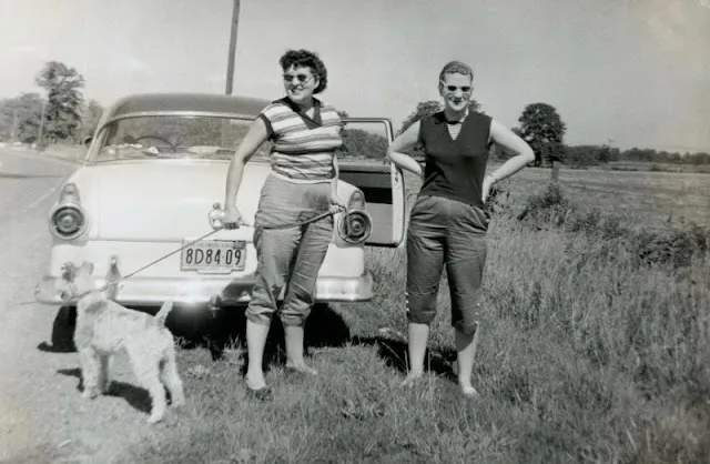 Pedal Pushers: The Favorite Trousers of Women in the 1950s _ US Retro Rendezvous