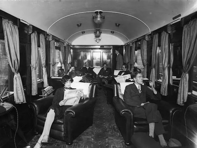 Back Then, Traveling Was Friendlier: 20 Interesting Vintage Photos That Show How Glamorous Train Travel Used To Be _ US Retro Rendezvous