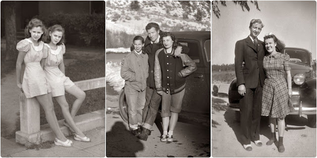 The 1940s Teen Fashion Unveiled Through 45 Captivating Photographs.