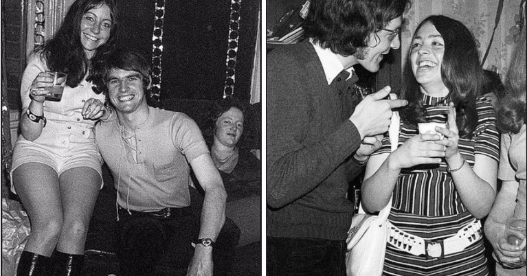 Exciting Black and White Snapshots That Show What Student Parties Looked Like in 1970