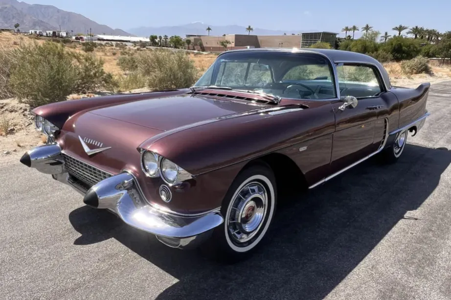 The 1958 Cadillac Eldorado Brougham exudes timeless elegance with its sleek design, advanced features, and luxurious appointments, epitomizing 1950s automotive opulence.