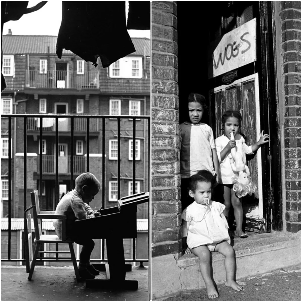 Black and White Photographs Capture the Gritty Reality of Life in East London During the Swinging Sixties