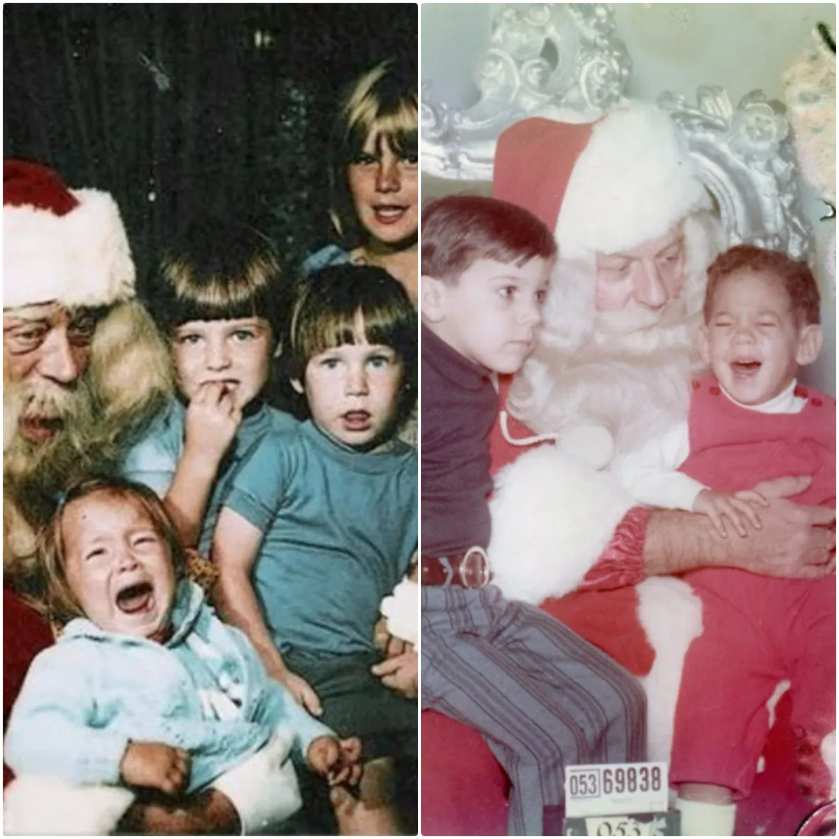 Funny Vintage Photos Prove That Not Every Child Would Love Mr. Claus