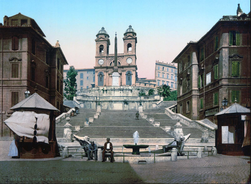 Vecchie fotografie a colori di Roma, 1890