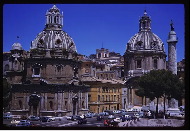 Meravigliose diapositive a colori di Roma nel 1960 di Charles Cushman