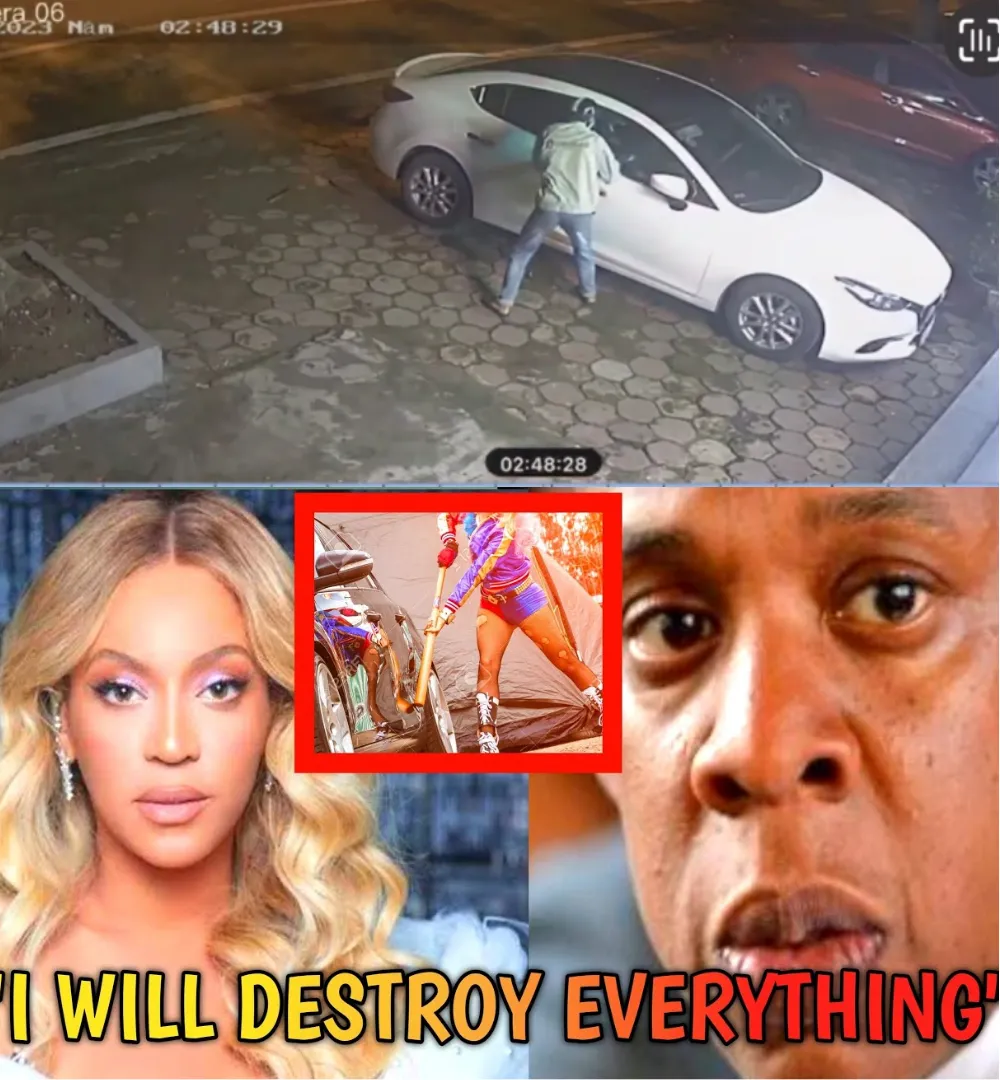 Jay-Z go cr@zy as Beyonce destroys his property Blue Ivy begging dad to be calm