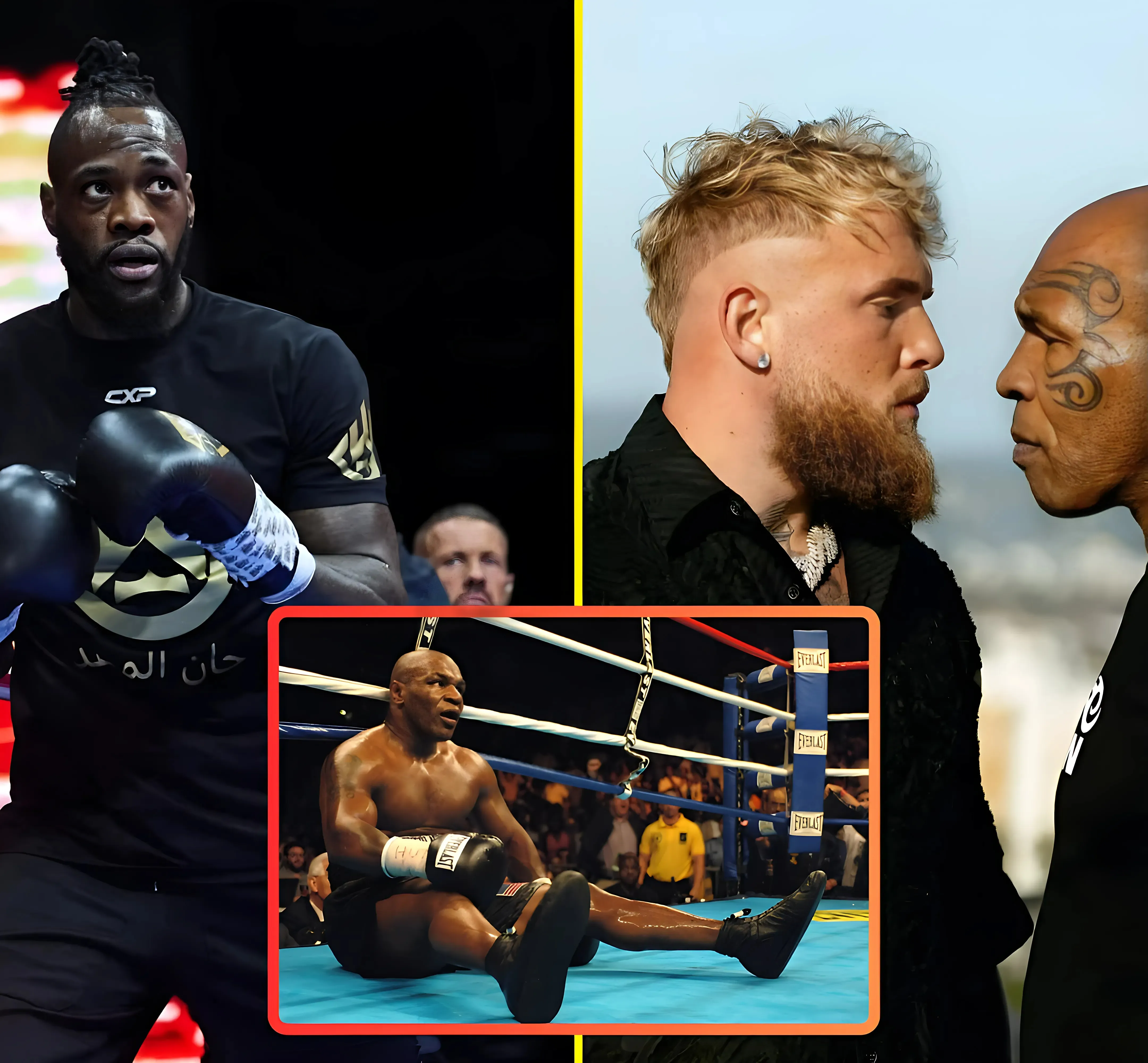 Deontay Wilder is scorning Mike Tyson because he could be turned into a vegetable if he fought Jake Paul