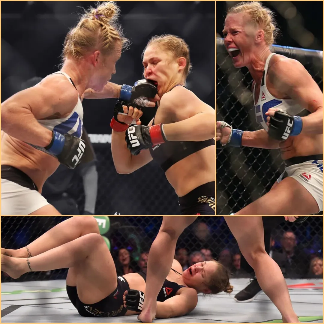Holly Holm and Ronda Rousey Ring Destroyer Highlights