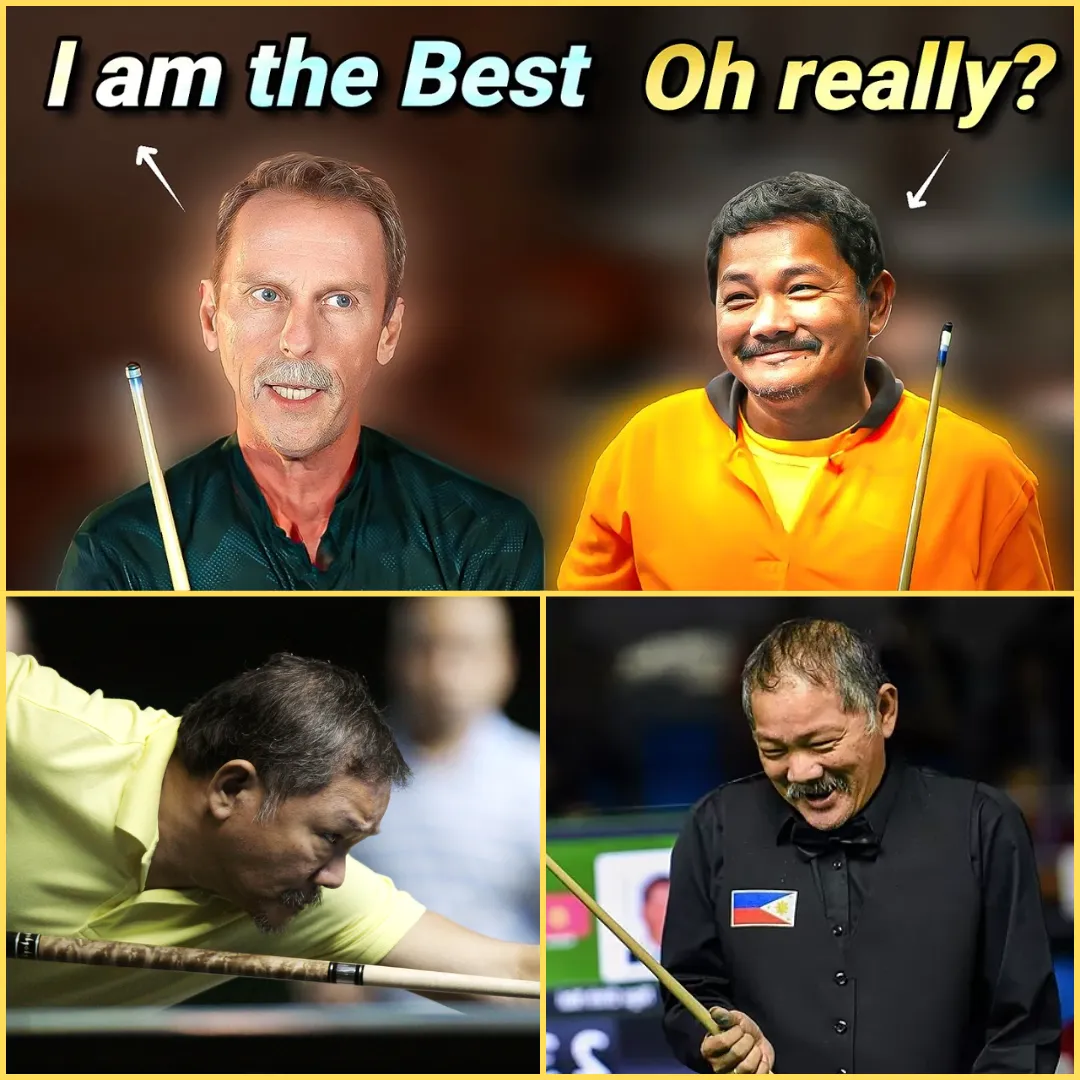 The Moment America's Best Pool Player Cried, Also the Moment EFREN REYES Showed His Magical Skills.cute
