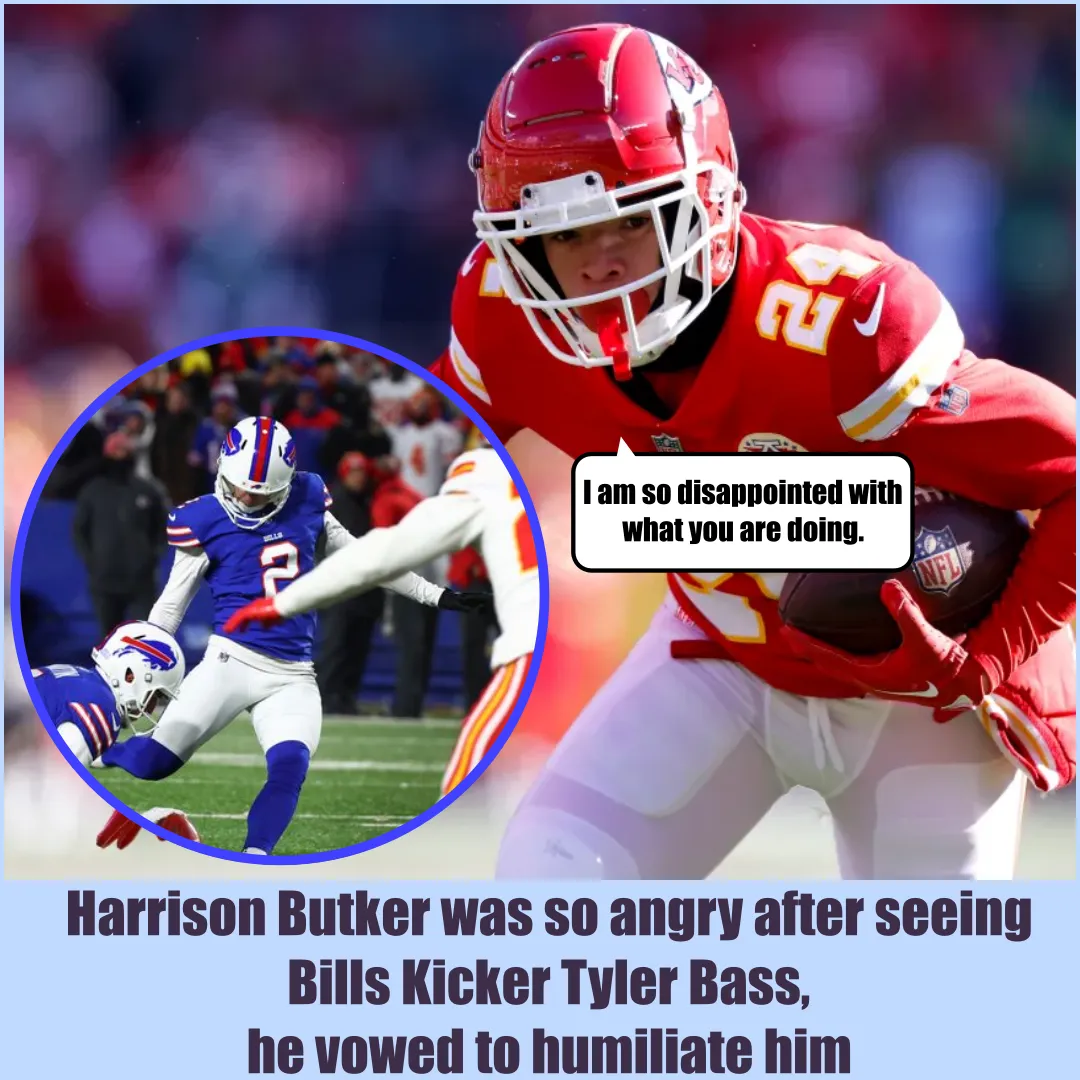 Harrison Butker was so angry after seeing Bills Kicker Tyler Bass, he vowed to humiliate him