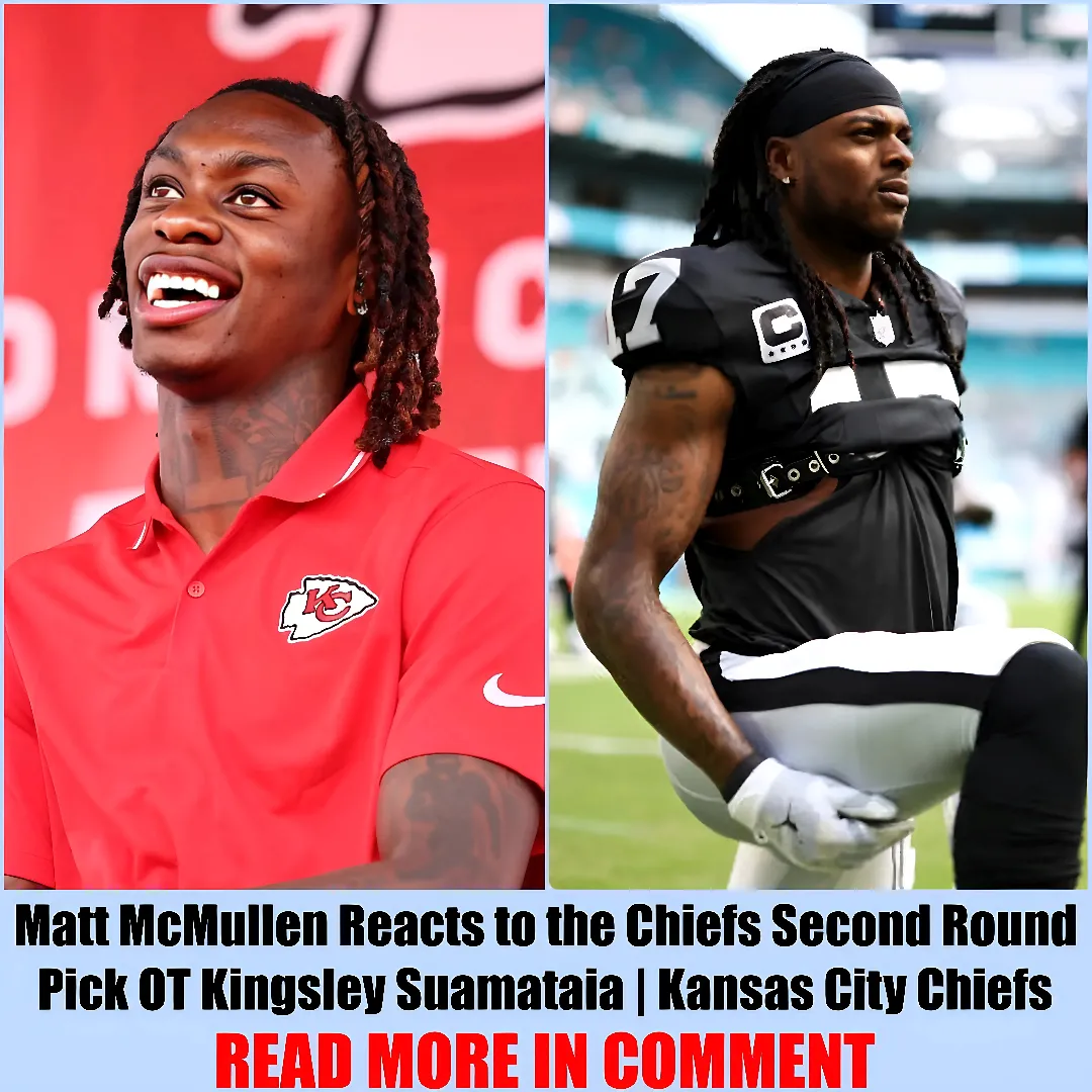 Matt McMullen Reacts to the Chiefs Second Round Pick OT Kingsley Suamataia | Kansas City Chiefs