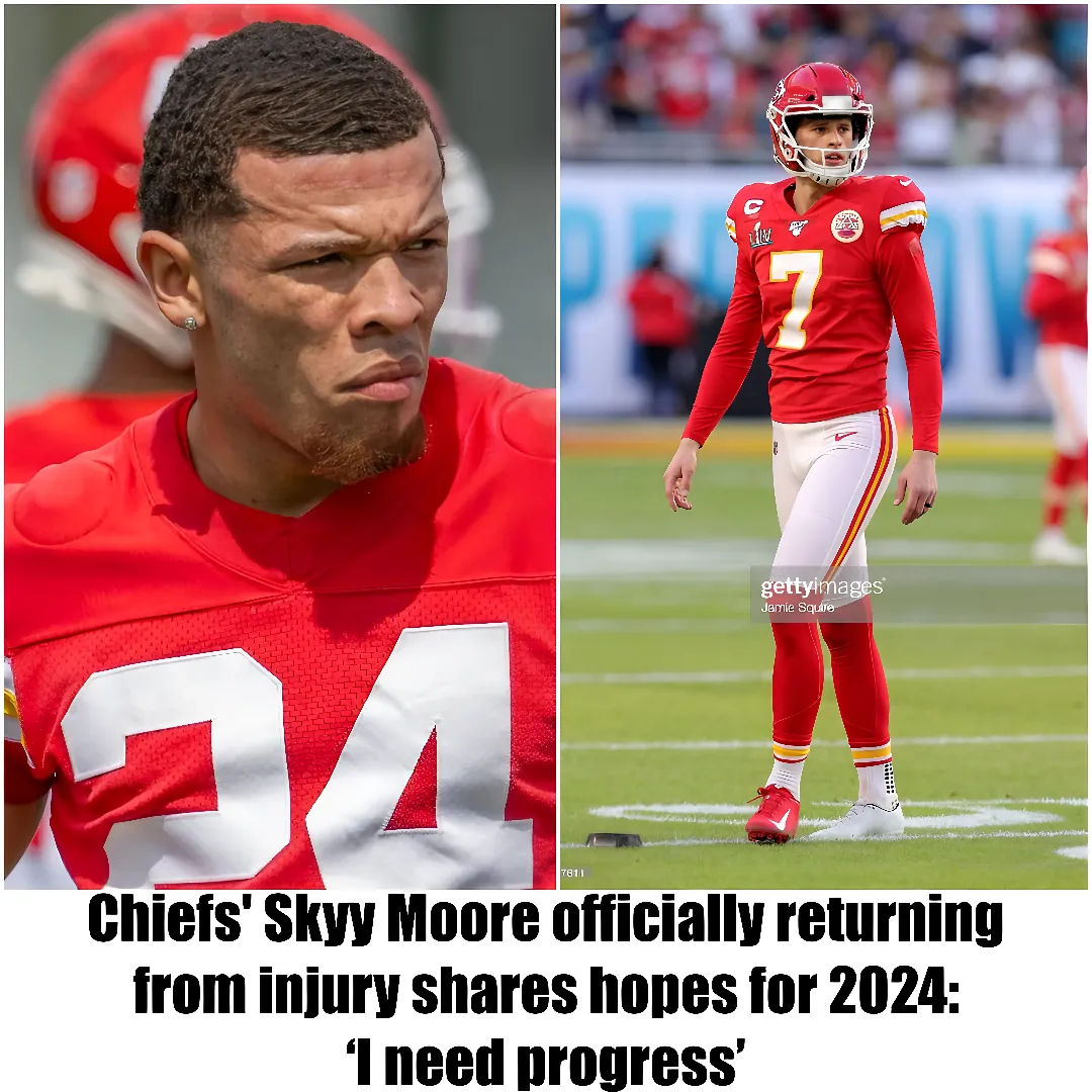 Chiefs' Skyy Moore officially returning from injury shares hopes for 2024: ‘I need progress’