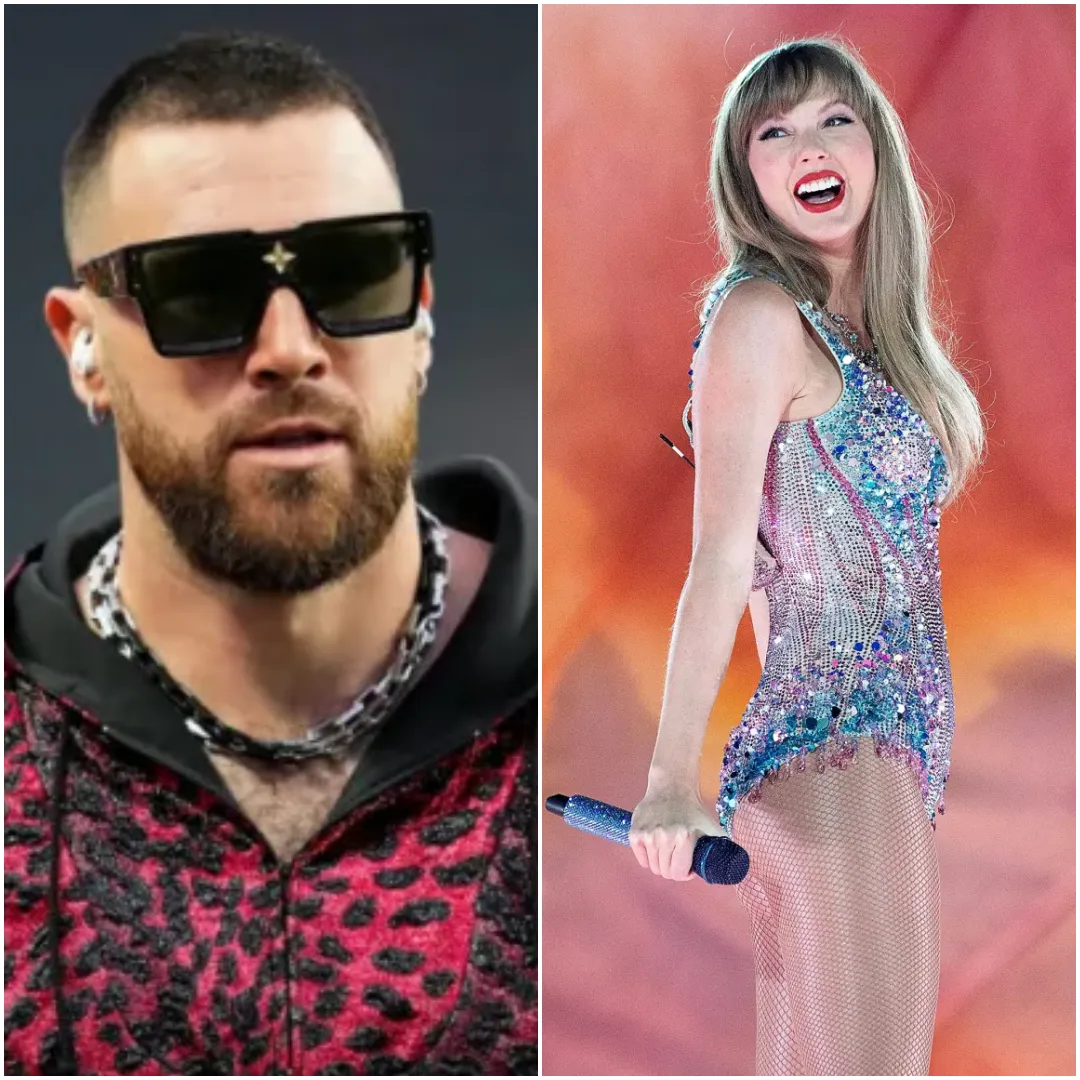 Travis Kelce Made A Surprise Appearance At Taylor Swift’s Concert In Edinburgh, Courtesy Of A Fan’s Ingenuity, Catching Swift Herself Unaware.