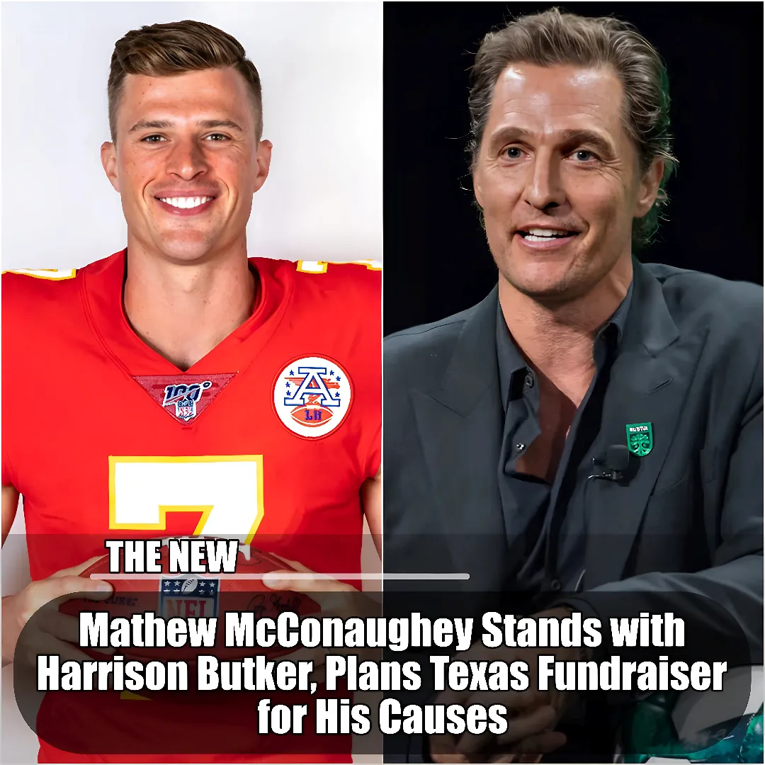 In a striking show of solidarity, Hollywood actor Matthew McConaughey has announced his support for NFL kicker Harrison Butker by planning a high-profile fundraiser in Texas.