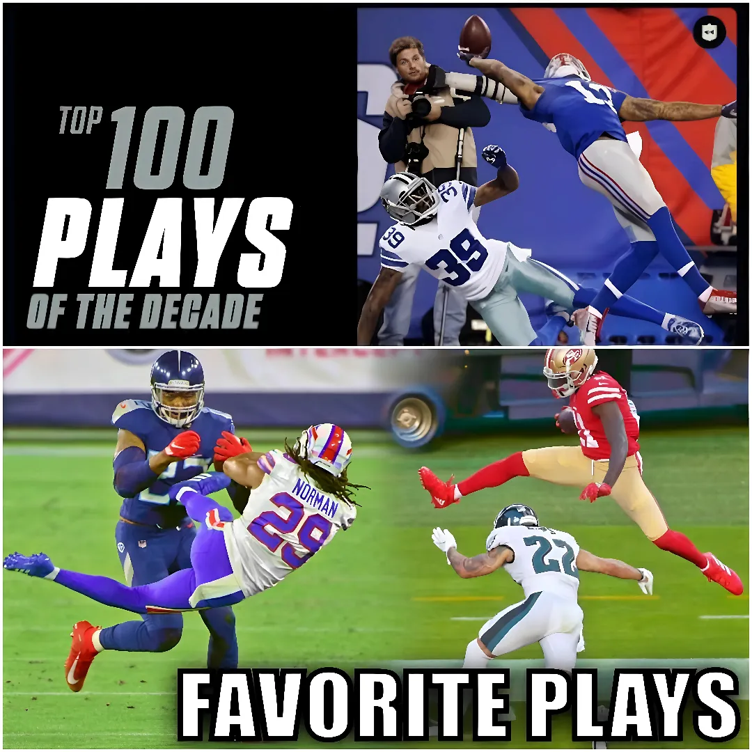 My 100 Favorite NFL Plays of All Time, You'll Be Thrilled When You See It