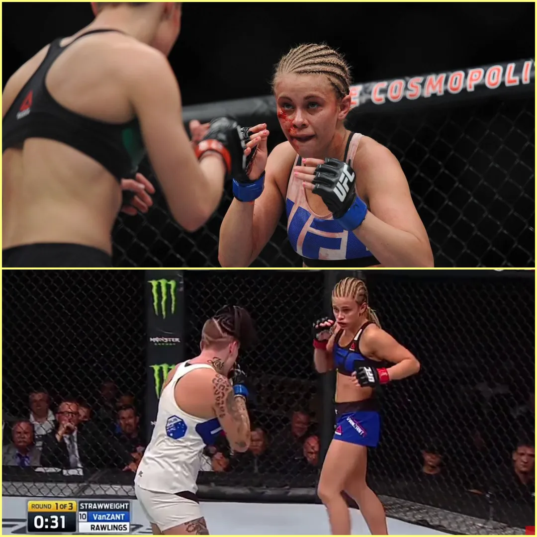 Ring of Fire: Paige VanZant Takes Down Bec Rawlings in Fierce Battle! Knockout Masterpiece: VanZant Proves Her Unstoppable Power