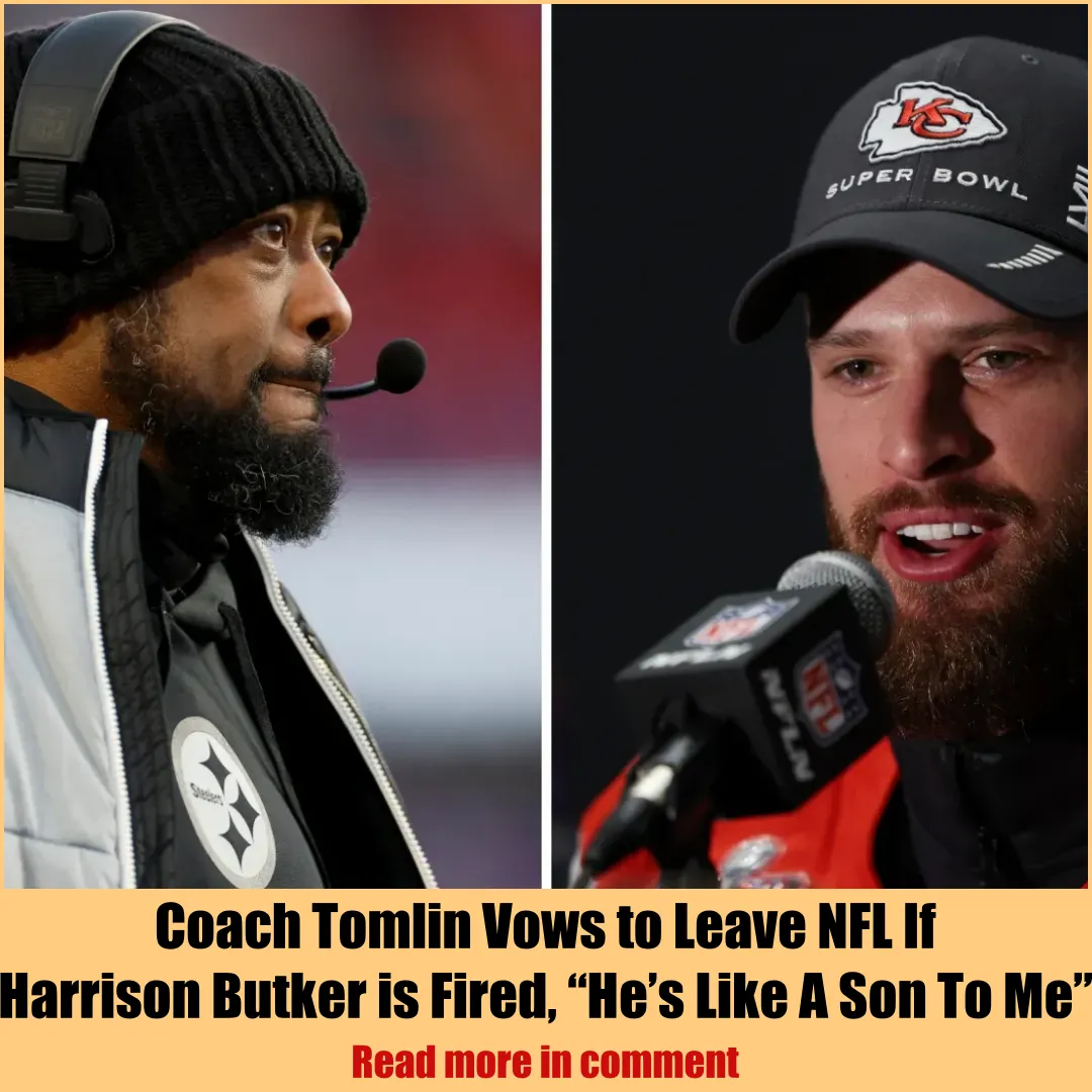 Coach Tomlin Vows to Leave NFL If Harrison Butker is Fired, “He’s Like A Son To Me”