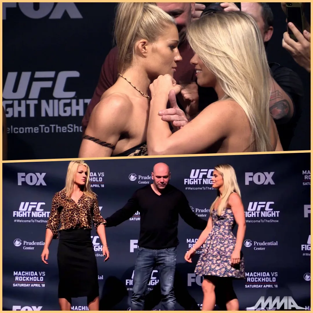 Gloves Tight: Felice Herrig and Paige VanZant Go Head-to-Head at UFC on FOX 15 Weigh-Ins!