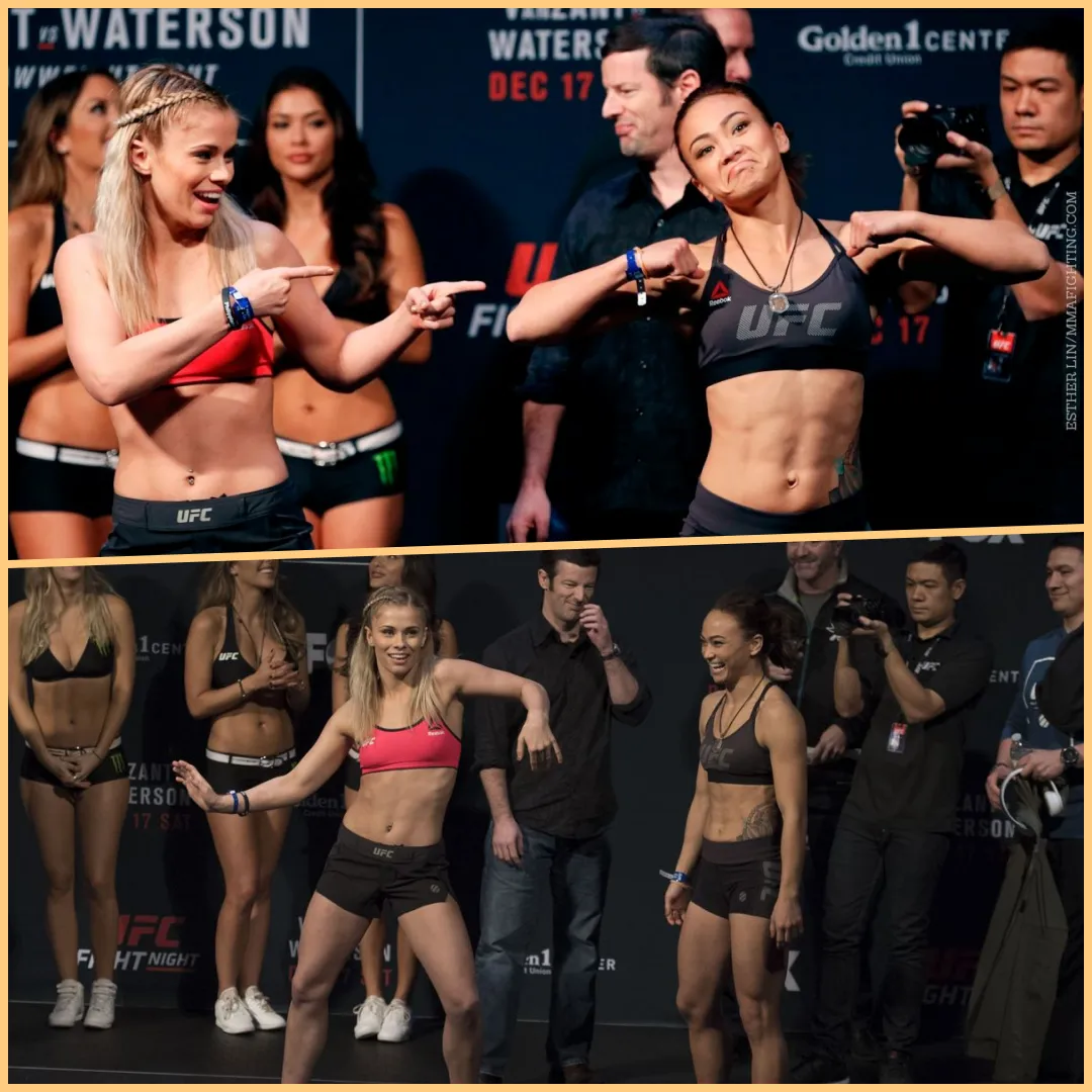 UFC on FOX 22: "Dancing Queen" Paige VanZant and "Karate Hottie" Michelle Waterson have a "surprising" match in the ring!