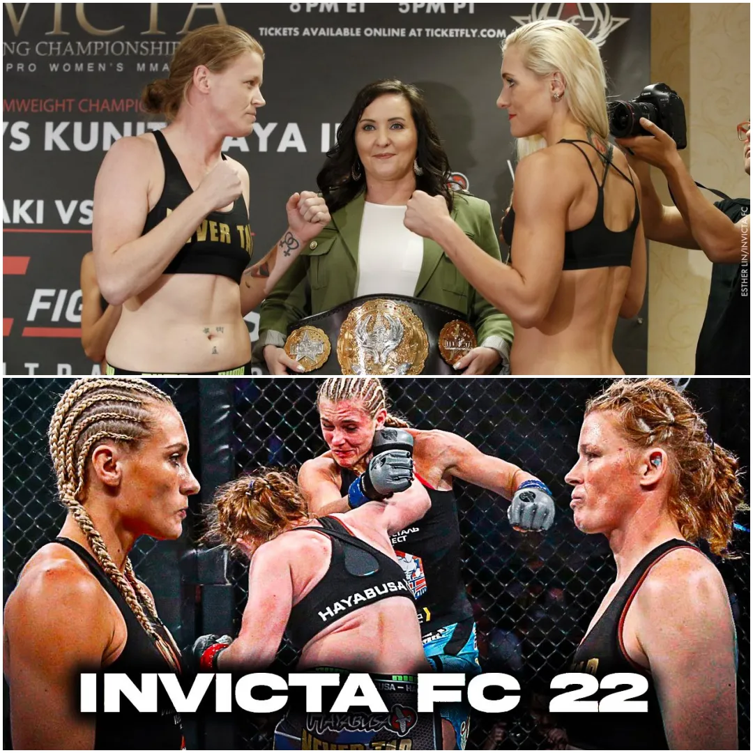 SHOCK! Invicta FC 22: Evinger vs. Kunitskaya II - Fierce fight with unexpected knockout!