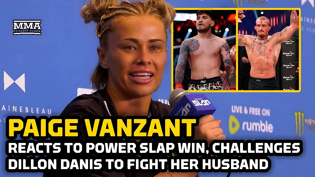 Paige VanZant "Power Slaps" Dillon Danis to "Compete" with Her Husband!