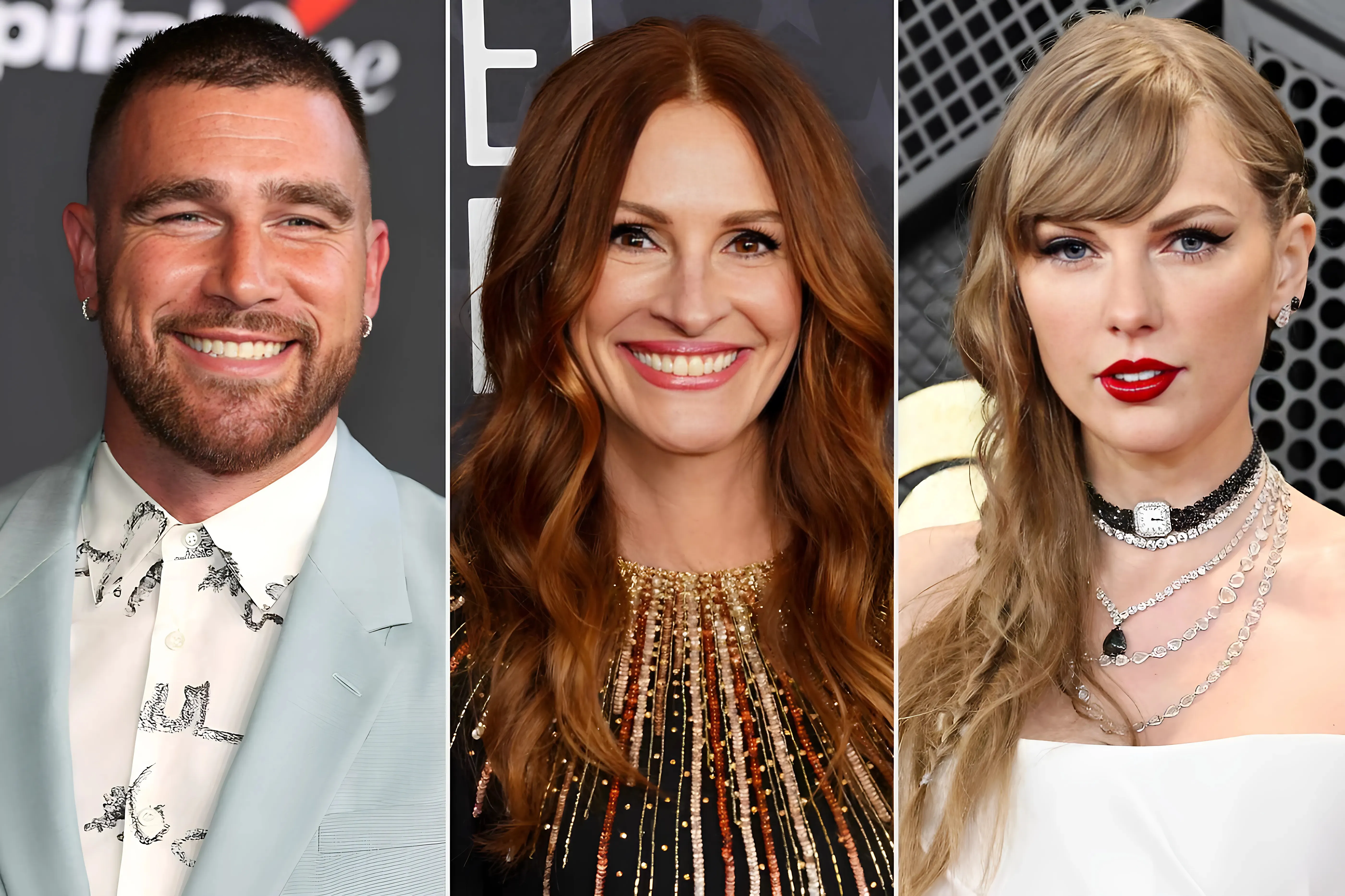 What Did Julia Roberts Say to Travis Kelce at Taylor Swift’s Dublin Concert? A Lip Reader Weighs In