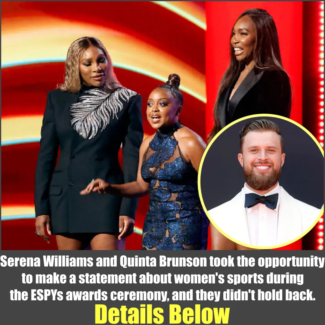 Serena Williams takes shot at Harrison Butker while hosting ESPYs: 'We don't need you'