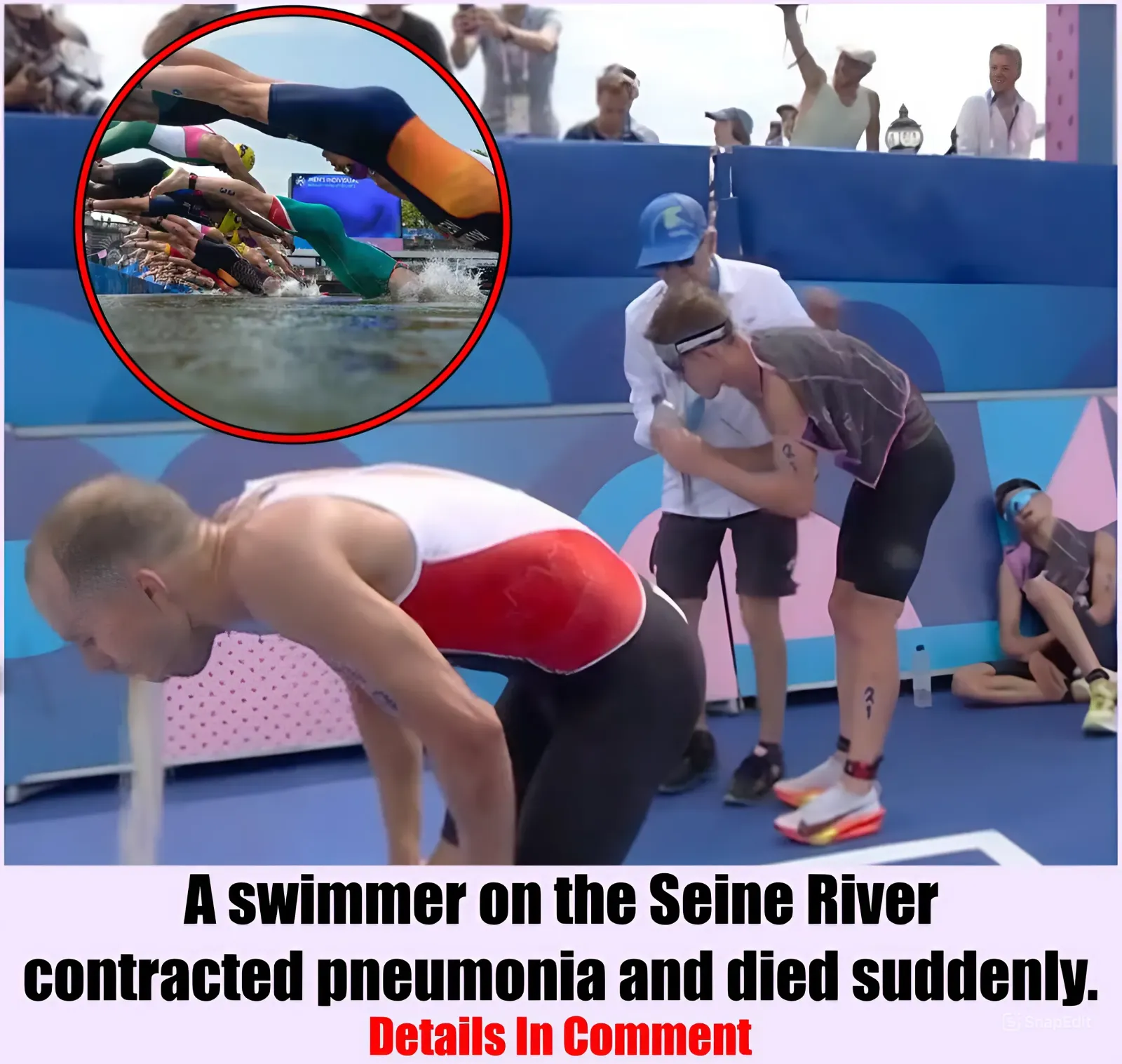 A swimmer on the Seine River contracted pneumonia and died suddenly. Belgium announced its withdrawal from the 2024 Olympics. This has caused many unnecessary concerns...