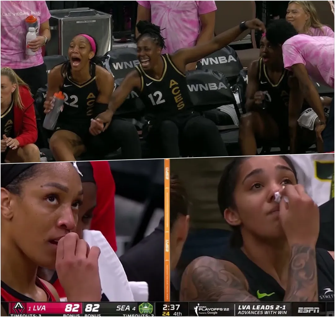 A'ja Wilson SMACKS Gabby Williams Who Whacks A'ja At Same Time! No Flagrant Or Technical Foul Called