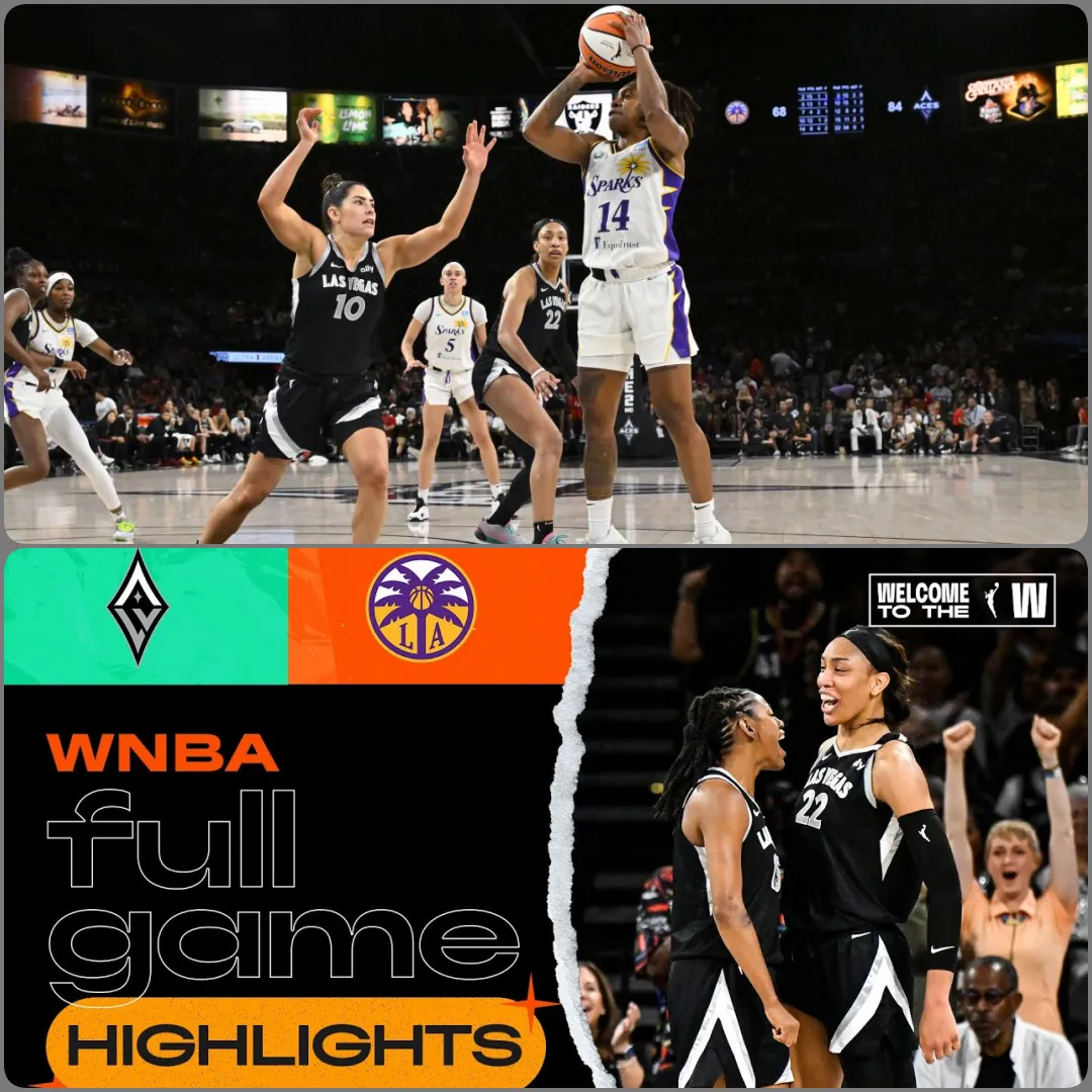 Los Angeles Sparks vs. Las Vegas Aces | FULL GAME HIGHLIGHTS | August 18, 2024