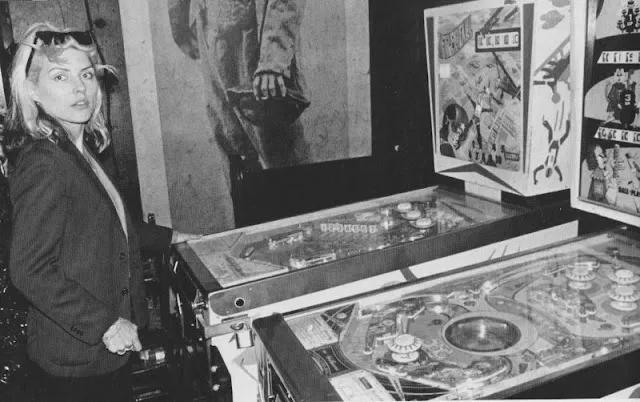 Candid Vintage Photographs of Rock Stars Playing Pinball