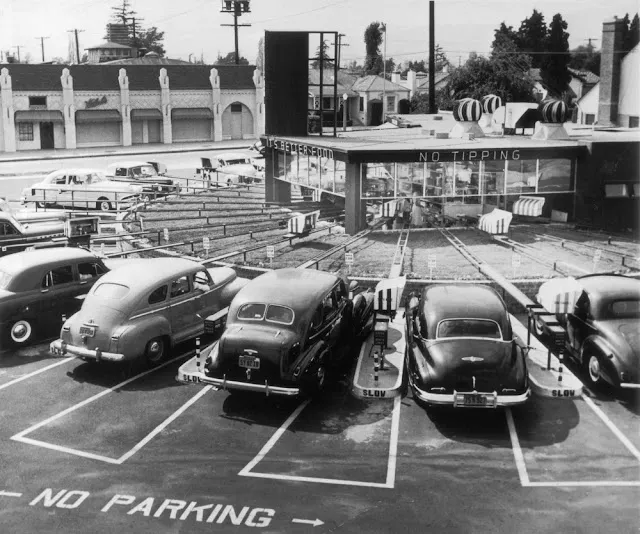 The “Motormat” Was a Drive-In in Los Angeles, Where the Food Tray Was Sent Out on Rails Right to Your Car