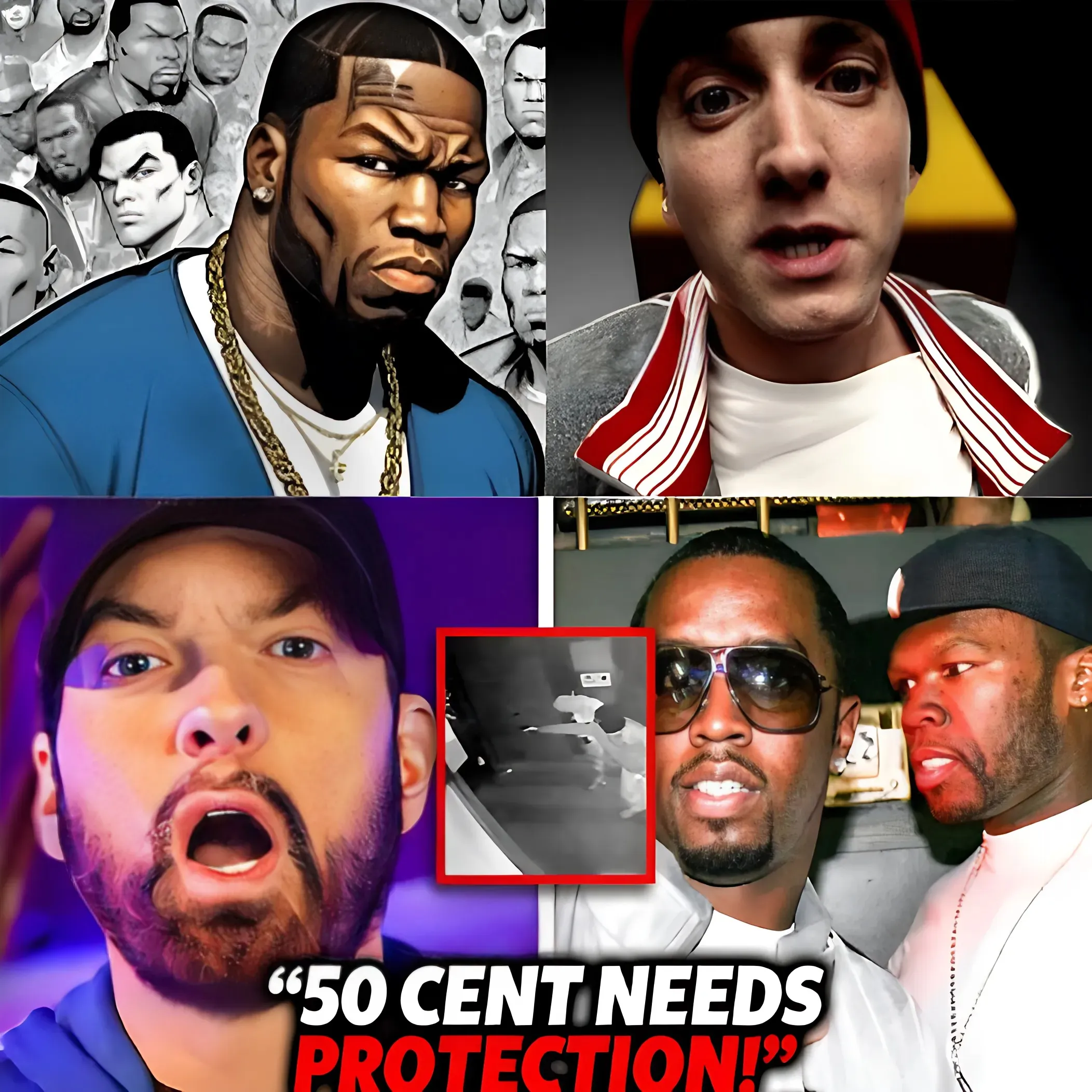 “I’ll Come For You!” Eminem WARNS Diddy About Eliminating 50 Cent.