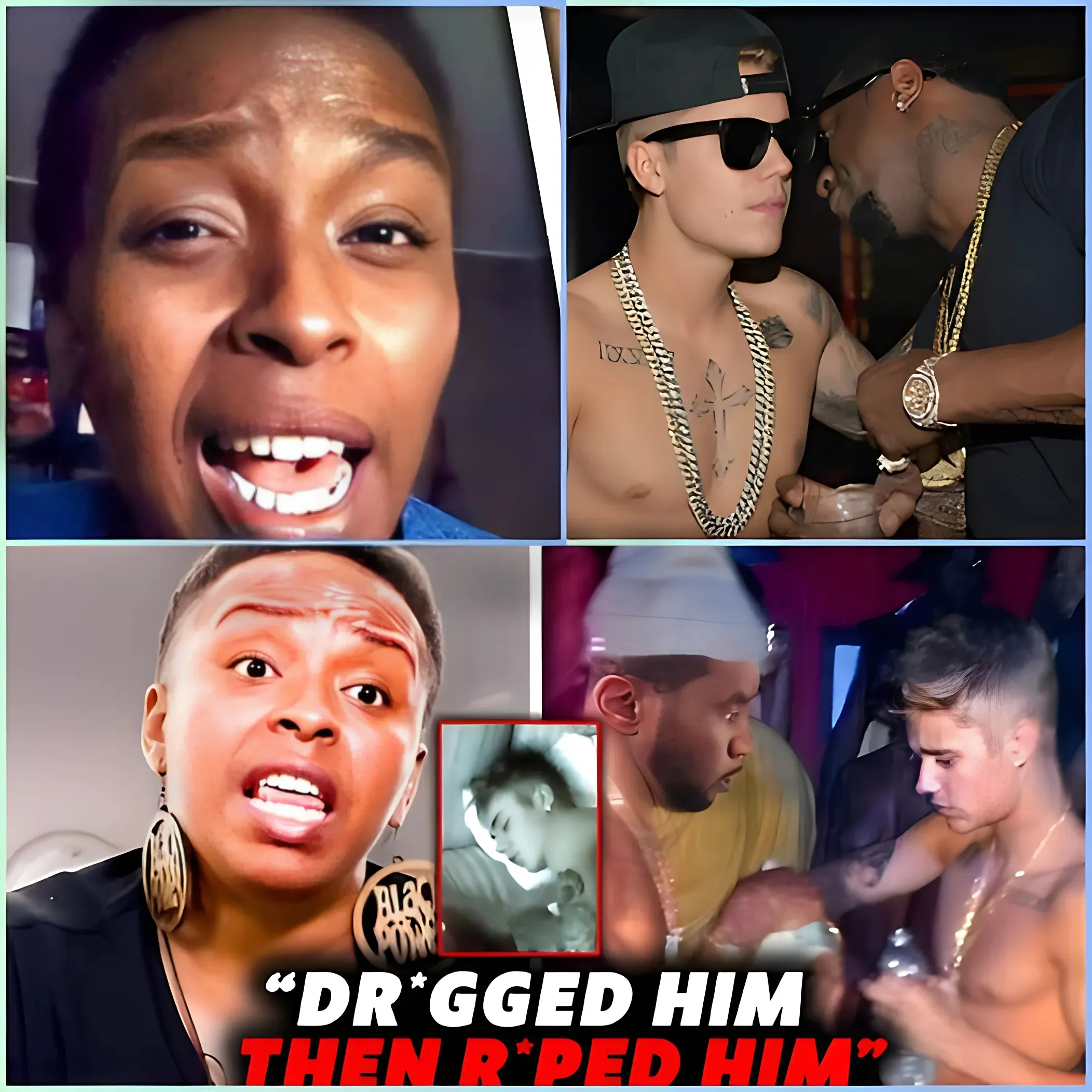 5 minutes ago, a strange sound appeared from a room of two people of the same gender: Jaguar Wright LEAKED S*X Tape Video Of Diddy FORCING Justin Bieber! 