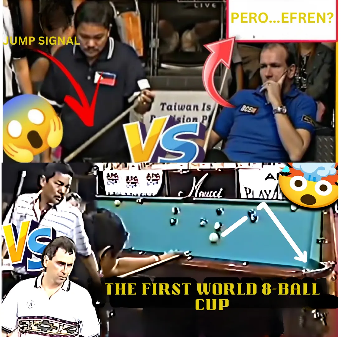 Efren Reyes - "The Magician" - Overcoming Jeff Carter: THE FIRST TIME HE WAS A CHAMPION 🚀 (203)