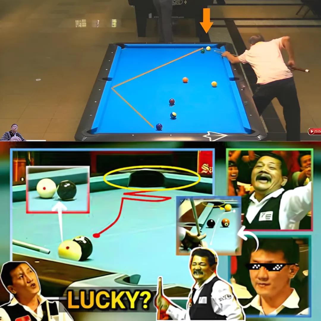The billiard shot defies the laws of physics and the rule of inertia - Where science has to "GIVE UP" before the genius shots of EFREN REYES (203)