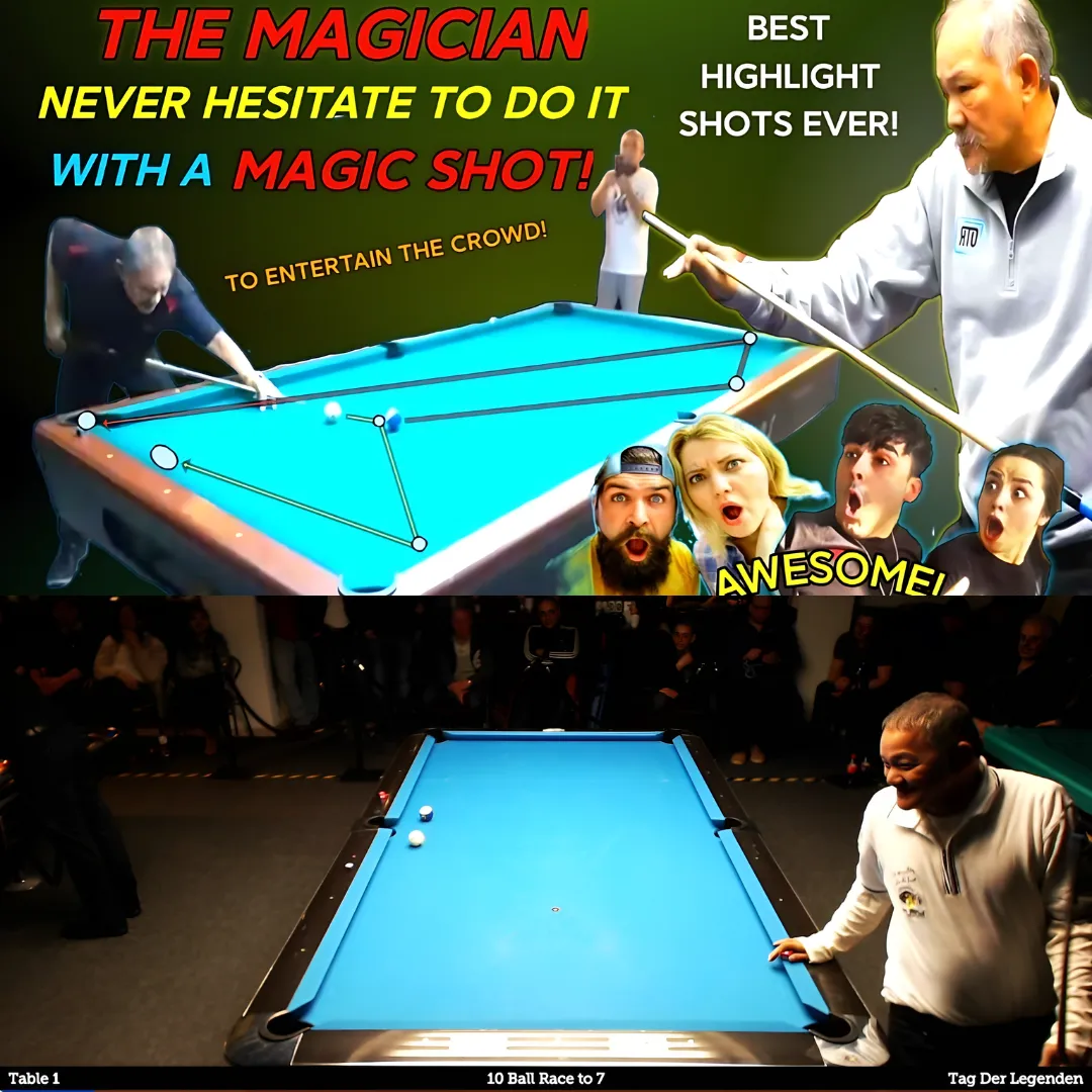 The Great Work That Made Him Famous!: EFREN REYES AMAZING 4 RAIL MAGIC SHOTS! THAT MADE HIM CALLED THE MAGICIAN BEST HIGHLIGHTS COLLECTION (203)
