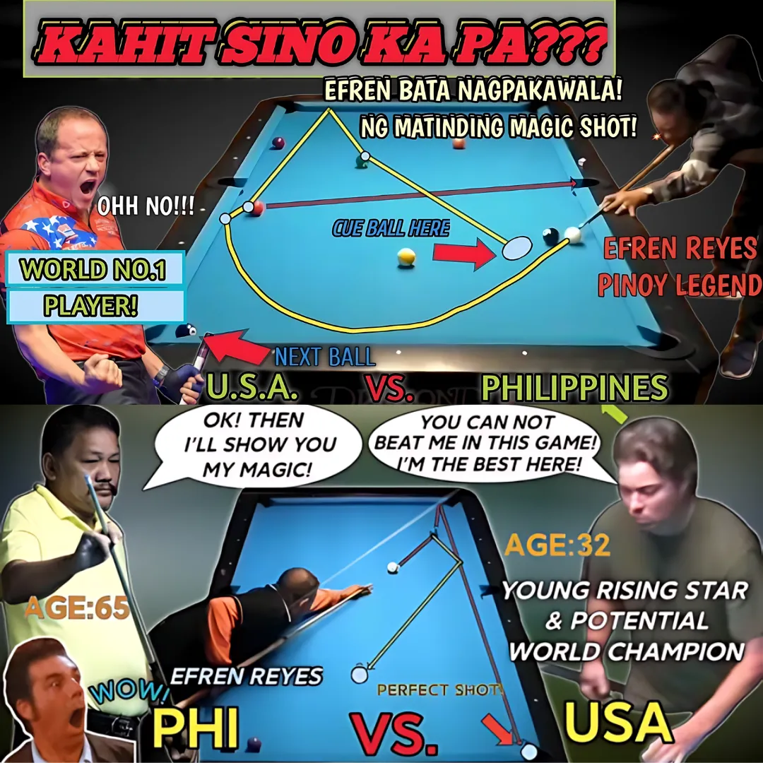 THEY THINK EFREN BATA IS A "DEHADO"! WORLD NO.1 BILLIARD PLAYER WAS SHOCKED BY BATA'S MAGIC SHOTS! (203)