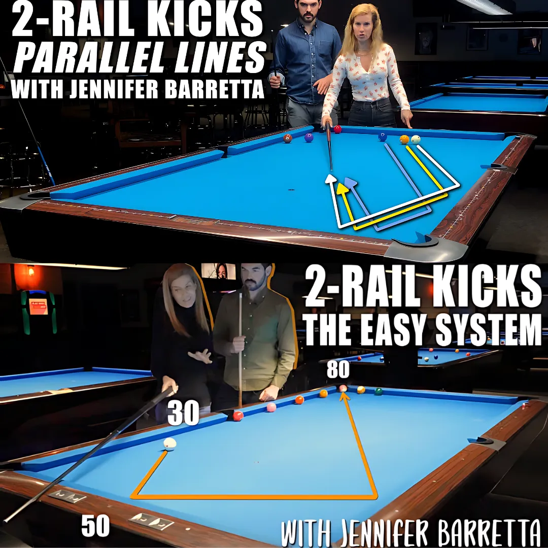 2-Rail Kicks Using Parallel Lines with Jennifer Barretta and Rollie Williams