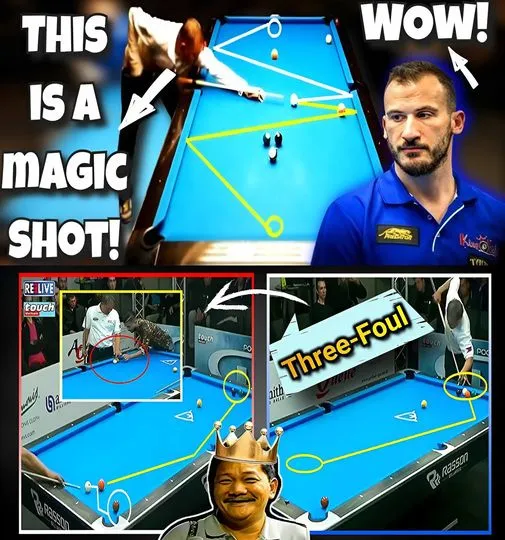 Efren Reyes - "Wizard" 9 Ball Billiards: The winning secret behind the daring "three errors" safe shot! (203)