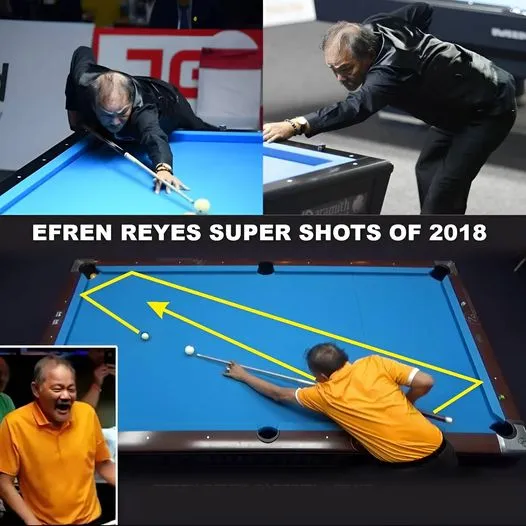 Conquer every angle: Discover the secret behind Efren "Bata" Reyes' amazing shots (203)