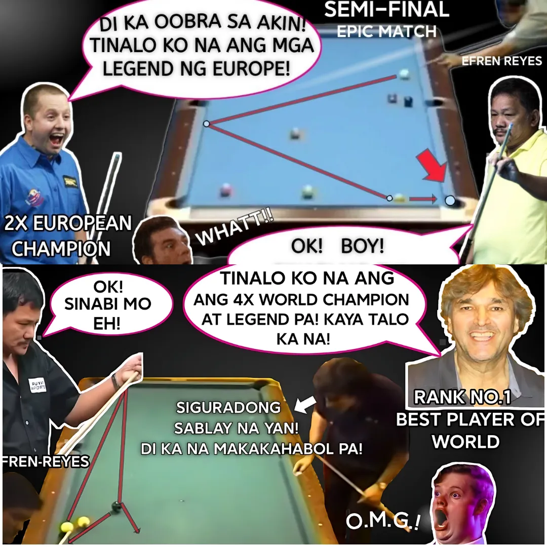 🏆HE THOUGHT EFREN BATA WOULD NOT BE ABLE TO CHASE 😲IS CALLED RANK 1 WORLD BEST PLAYER THAT SHOCKED BATA 💪💪 (203)