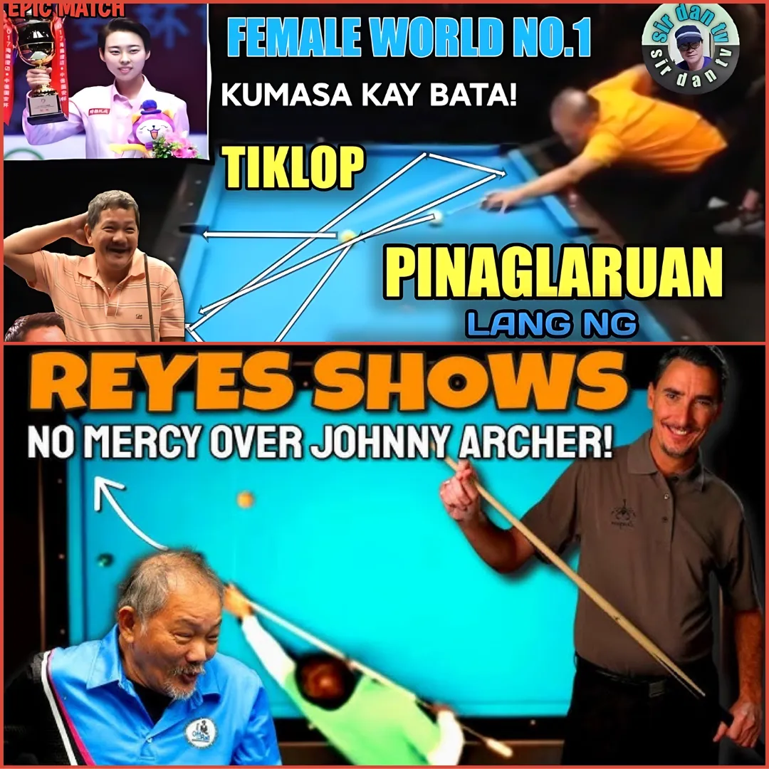 💎 EPIC MATCH OF THE WORLD CHAMPIONS! 😲FEMALE NO.1 WORLD CHAMPION "KUMASA!" TO EFREN BATA REYES 💪💪 (203)